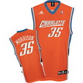 durable NBA Charlotte Bobcats 35 Adam Morrison orange Adidas Jerseys